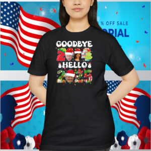 Goodbye 2024 Hello 2025 Trump Christmas Shirt