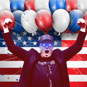 Gothic Dark MAGA Flex fit Trump Cap