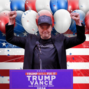 Gothic Dark MAGA Flex fit Trump Cap