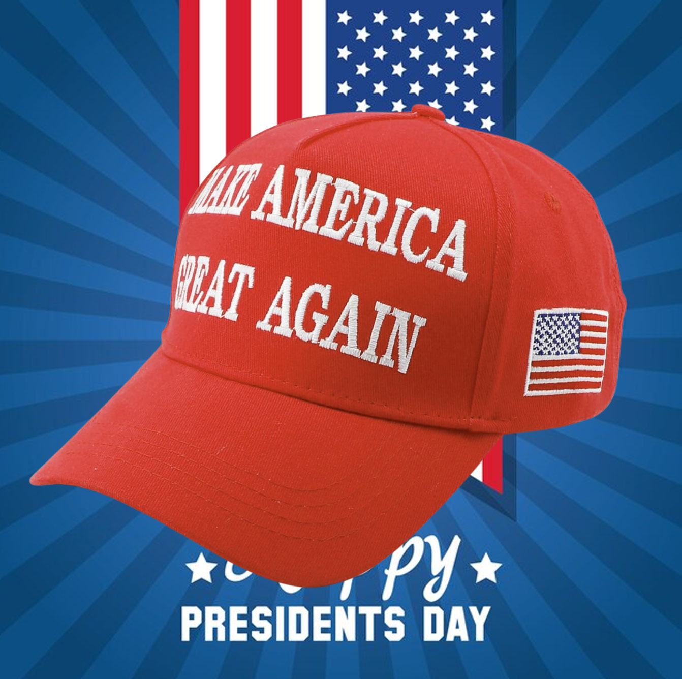 Gothic Dark MAGA Trump Cap
