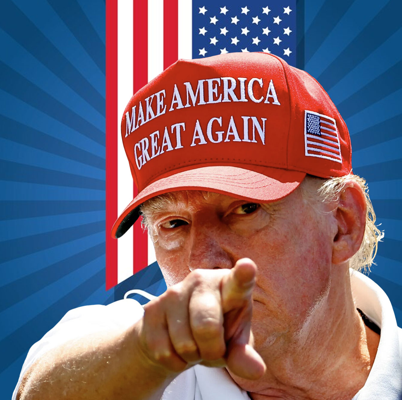 Gothic Dark MAGA Trump Cap