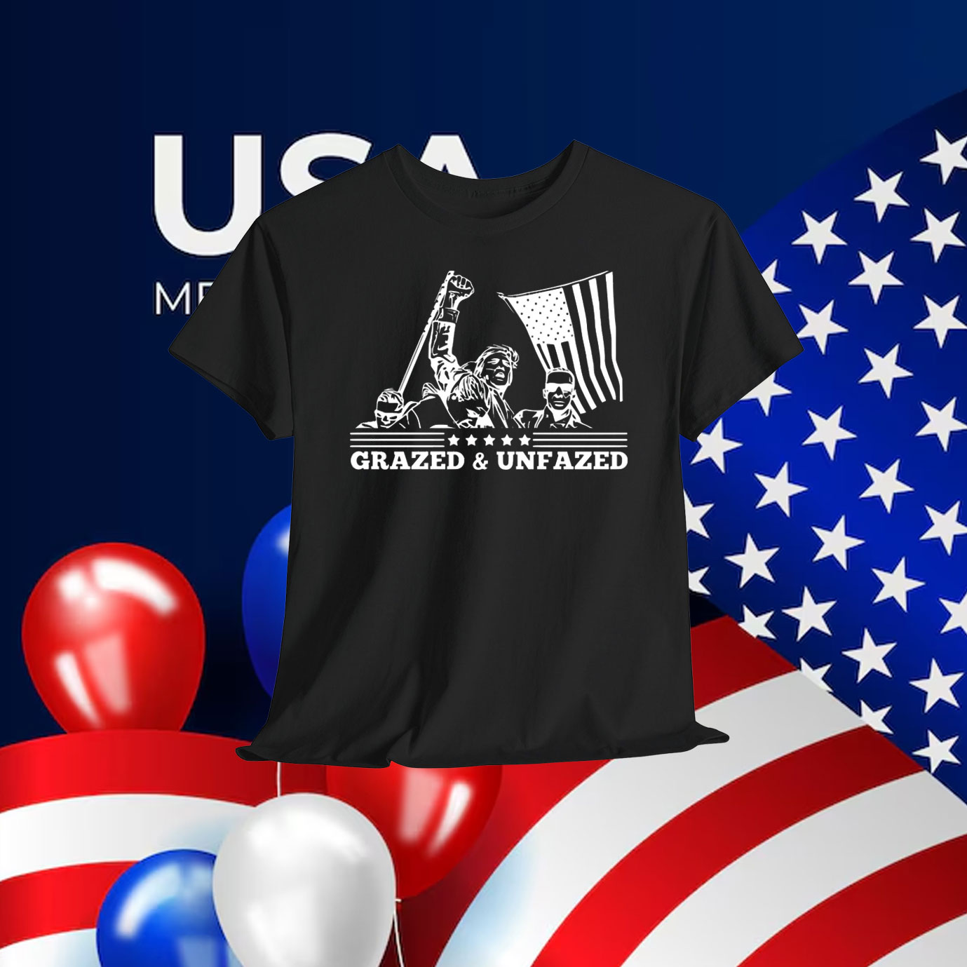 Grazed & Unfazed Trump 2024 Shirt