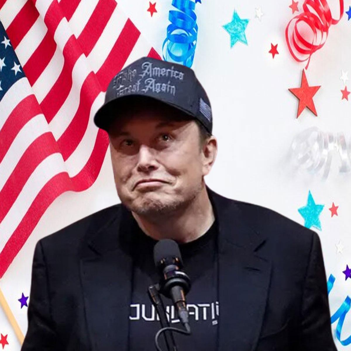 Handmade Donald Trump 45-47 Mega Hat