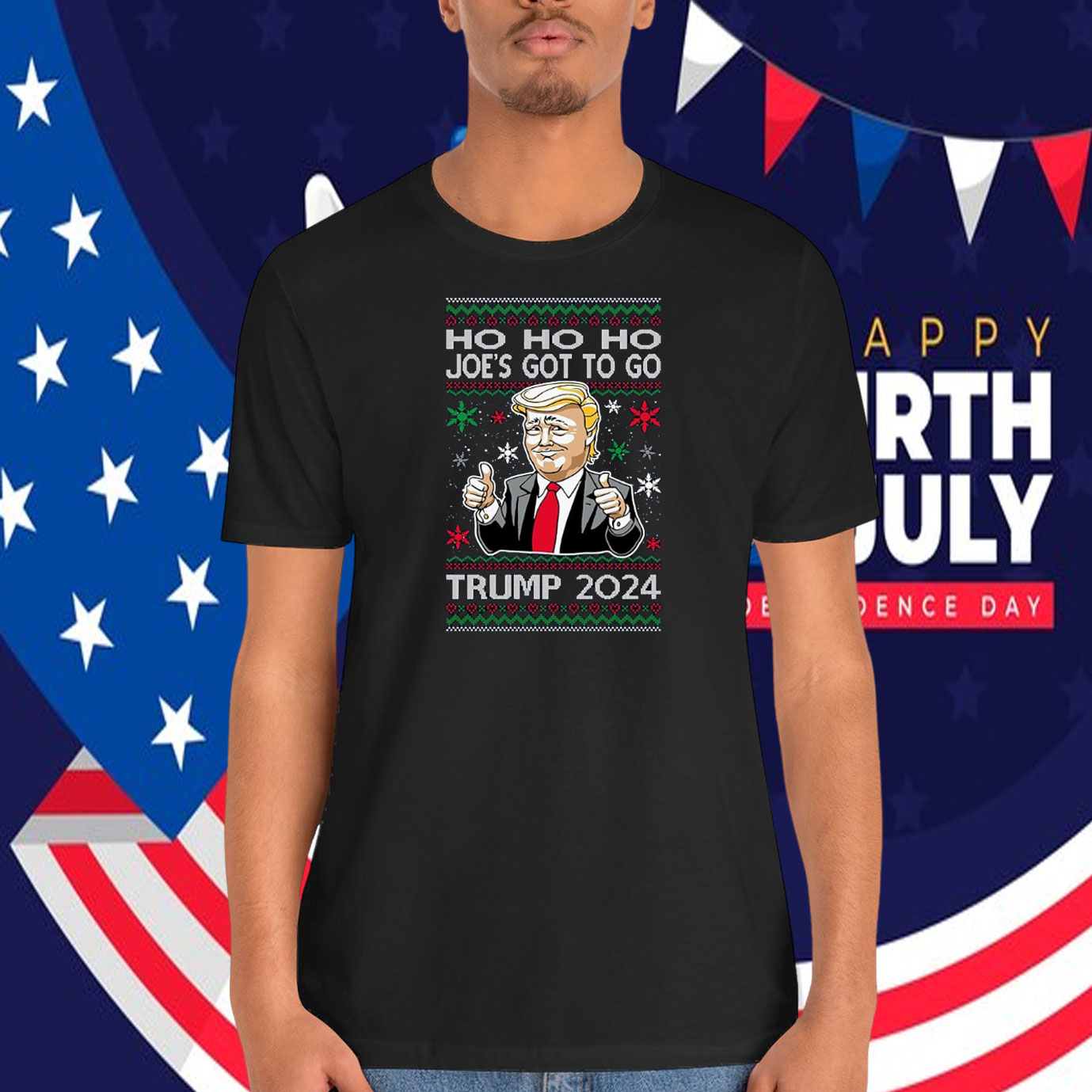 Ho Ho Ho Joe's Got To Go Trump 2024 Shirt