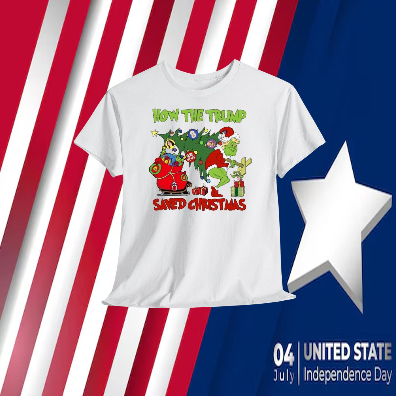 How The Trump Saved Christmas Shirts