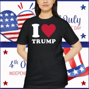 I Love Trump 2024 Election T-Shirt