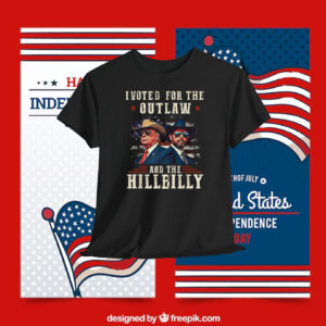 I Voted For The Outlaw And The Hillbilly 2024 Shirt