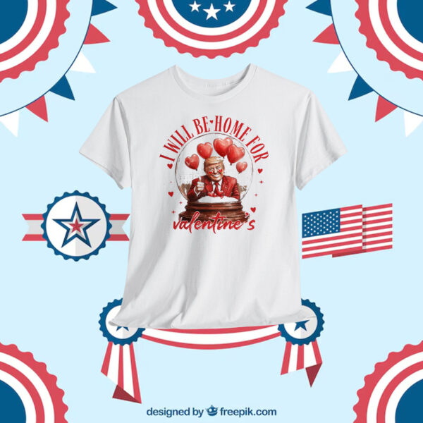 I Will Be Home For Trump Valentine's Shirt