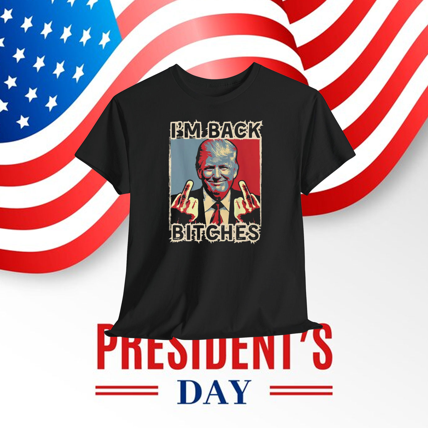 I'm Back Trump Bitches 2024 Shirt