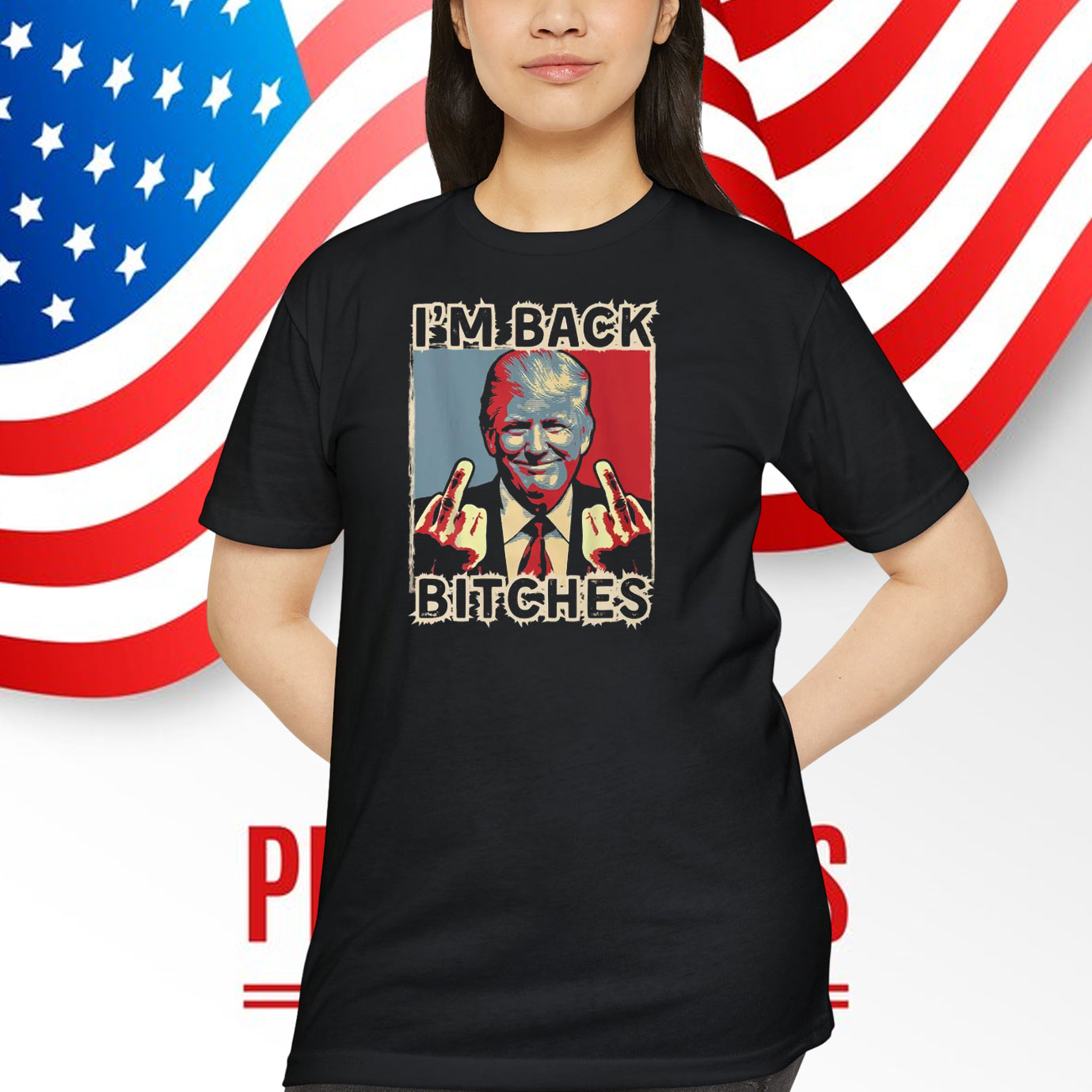I'm Back Trump Bitches 2024 Shirt