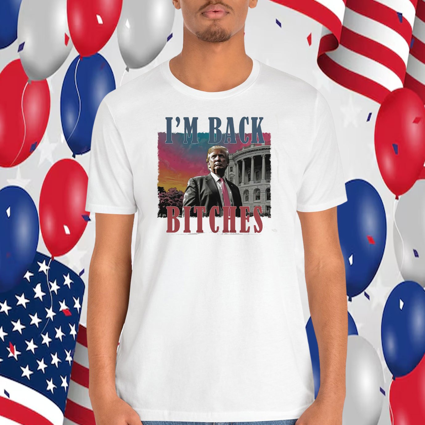 I'm Back Trump Bitches Shirts