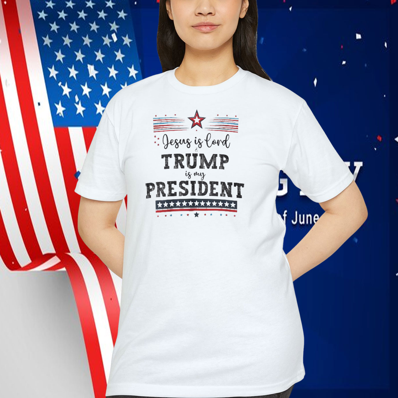 Jesus Is Lord & Trump Is My President Shirt