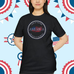 Land Of The Free America Because Of The Brave Trump Shirt