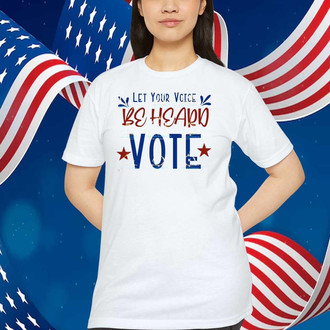 Let Your Voice Be Heard Vote Trump Shirt