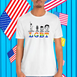 Liberty Guns Beer Trump LGBT Shirt