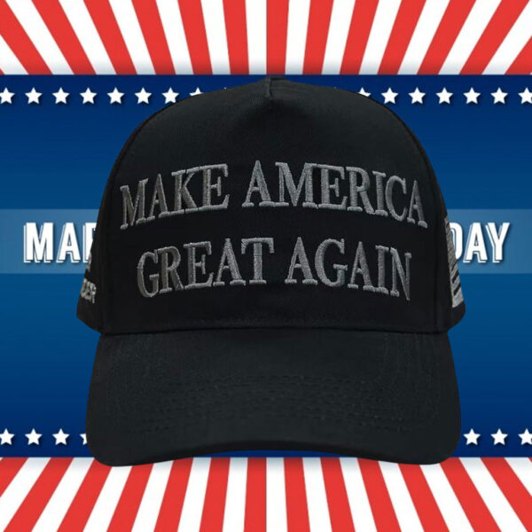 MAGA 3D Puff Flat Bill Patriot Hat