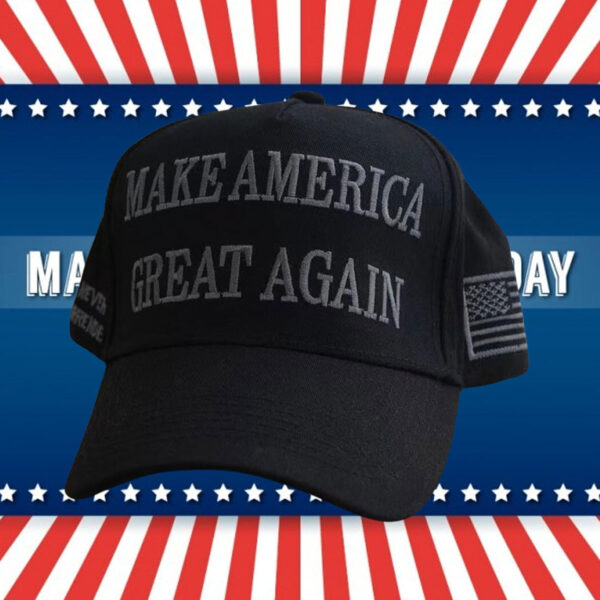 MAGA 3D Puff Flat Bill Patriot Hat
