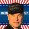 MAGA 3D Puff Flat Bill Patriot Hat
