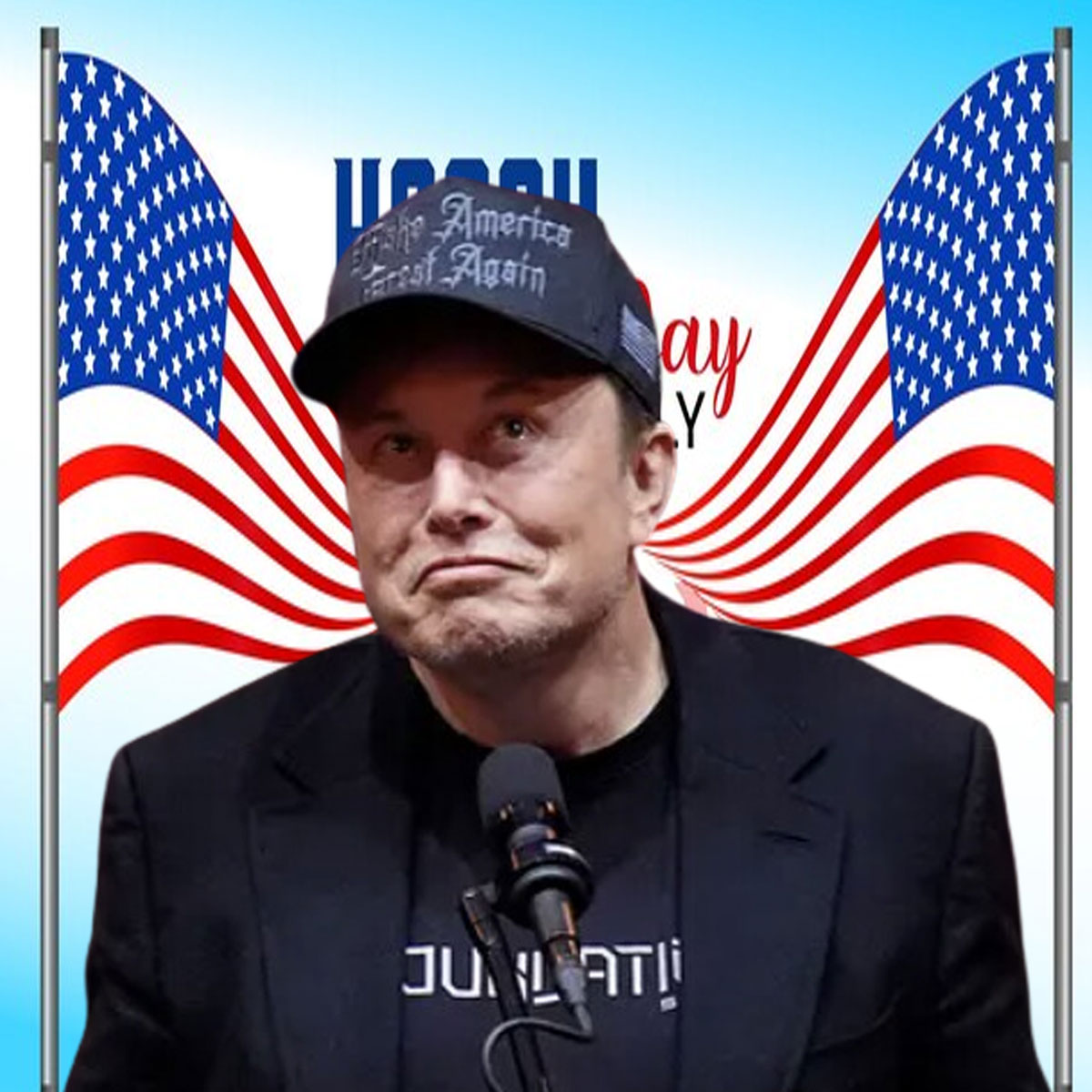 MAGA Make Americaa Great Again Elon Musk 2024 Hat