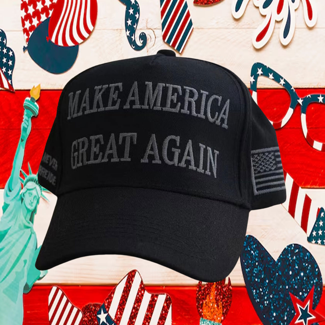 Make America Great Again Trump Black MAGA Baseball Hat