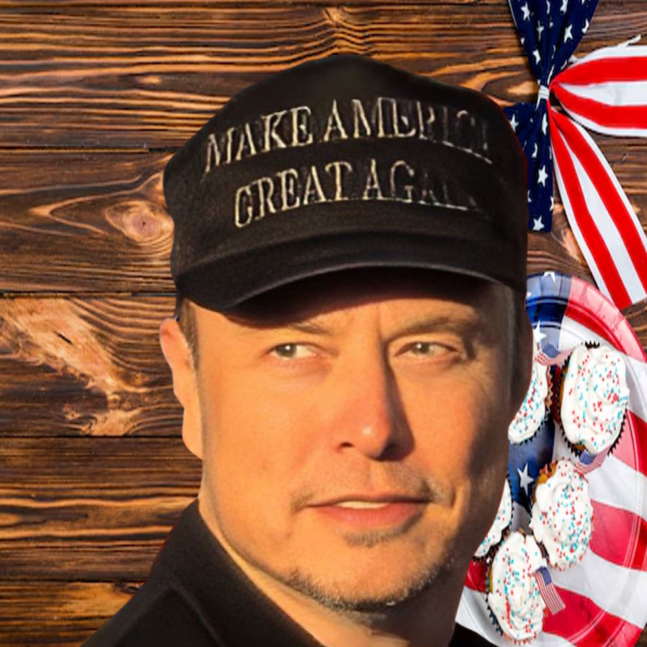 Make America Great Again Trump Embroidered Structured Flexfit Cap