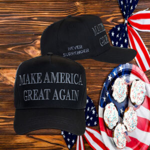 Make America Great Again Trump Embroidered Structured Flexfit Cap