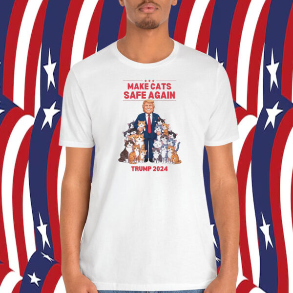 Make Cats Safe Again Trump 2024 Shirt
