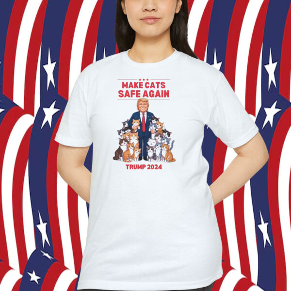 Make Cats Safe Again Trump 2024 Shirt