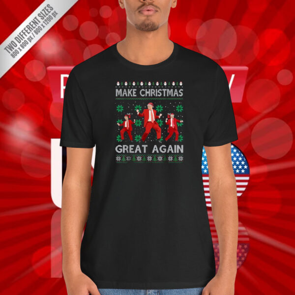 Make Christmas Great Again Funny Trump 47 Xmas Shirt