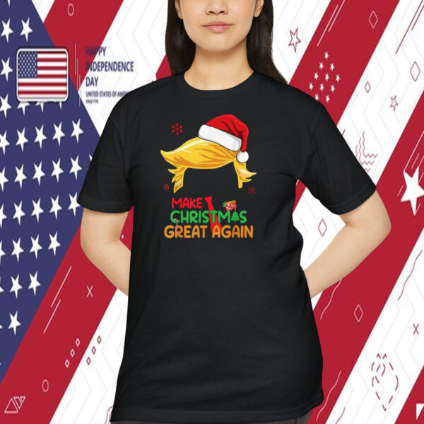 Make Christmas Great Again Funny Trump Christmas T-Shirt