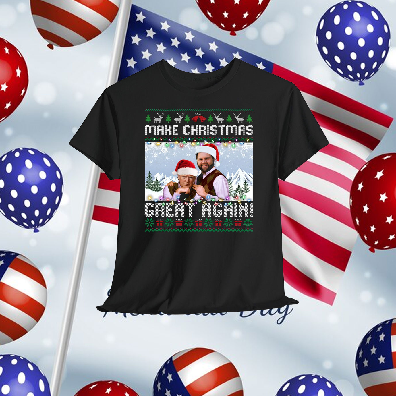 Make Christmas Great Again Trump 2024 Shirt
