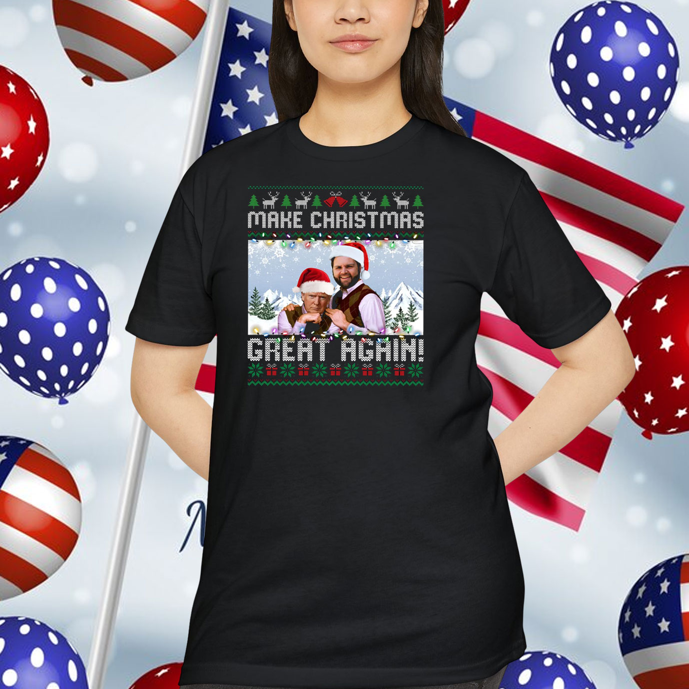Make Christmas Great Again Trump 2024 Shirt