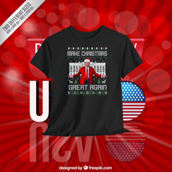 Make Christmas Great Again Ugly Trump Xmas Shirt