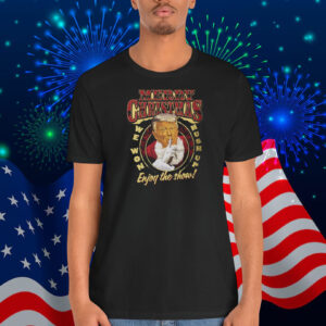 Merry Christmas Trump Hush Up We Won Shirt Enjoy The Show! Shirt