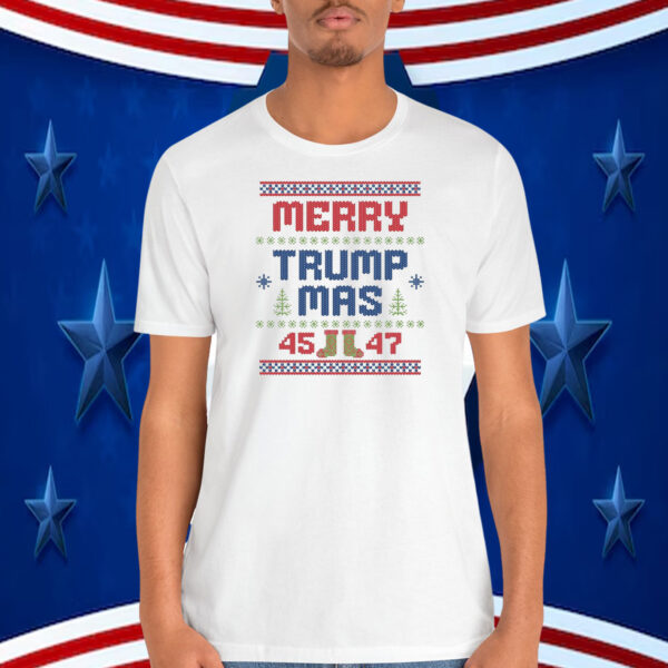 Merry Trump Mas 45-47 Christmas Shirt