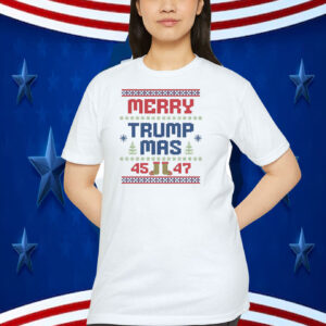 Merry Trump Mas 45-47 Christmas Shirt
