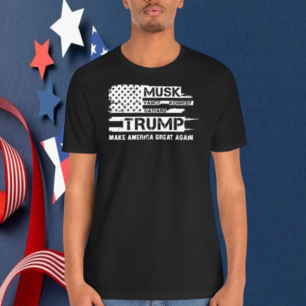 Musk Vance Kennedy Ga33ard Trump Make Americ Great Again Shirt