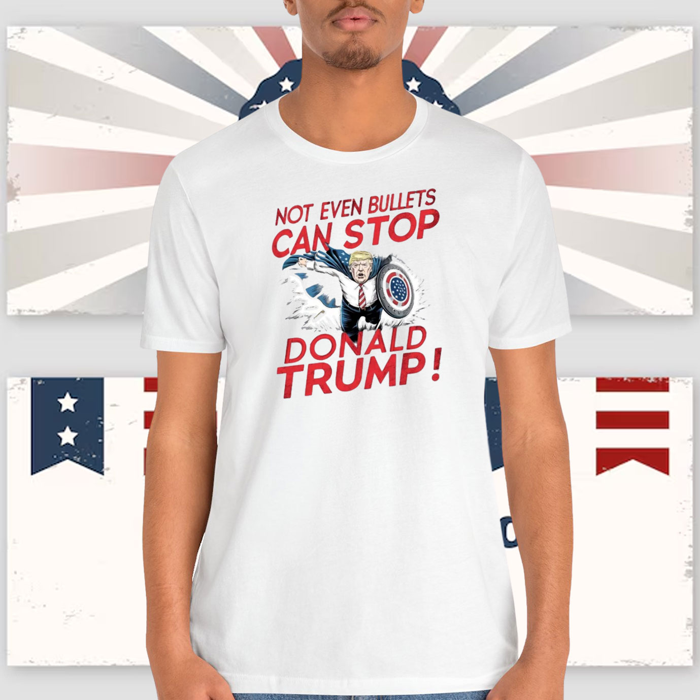 Not Even Bullets Can Stop Donald Trump! Shirts
