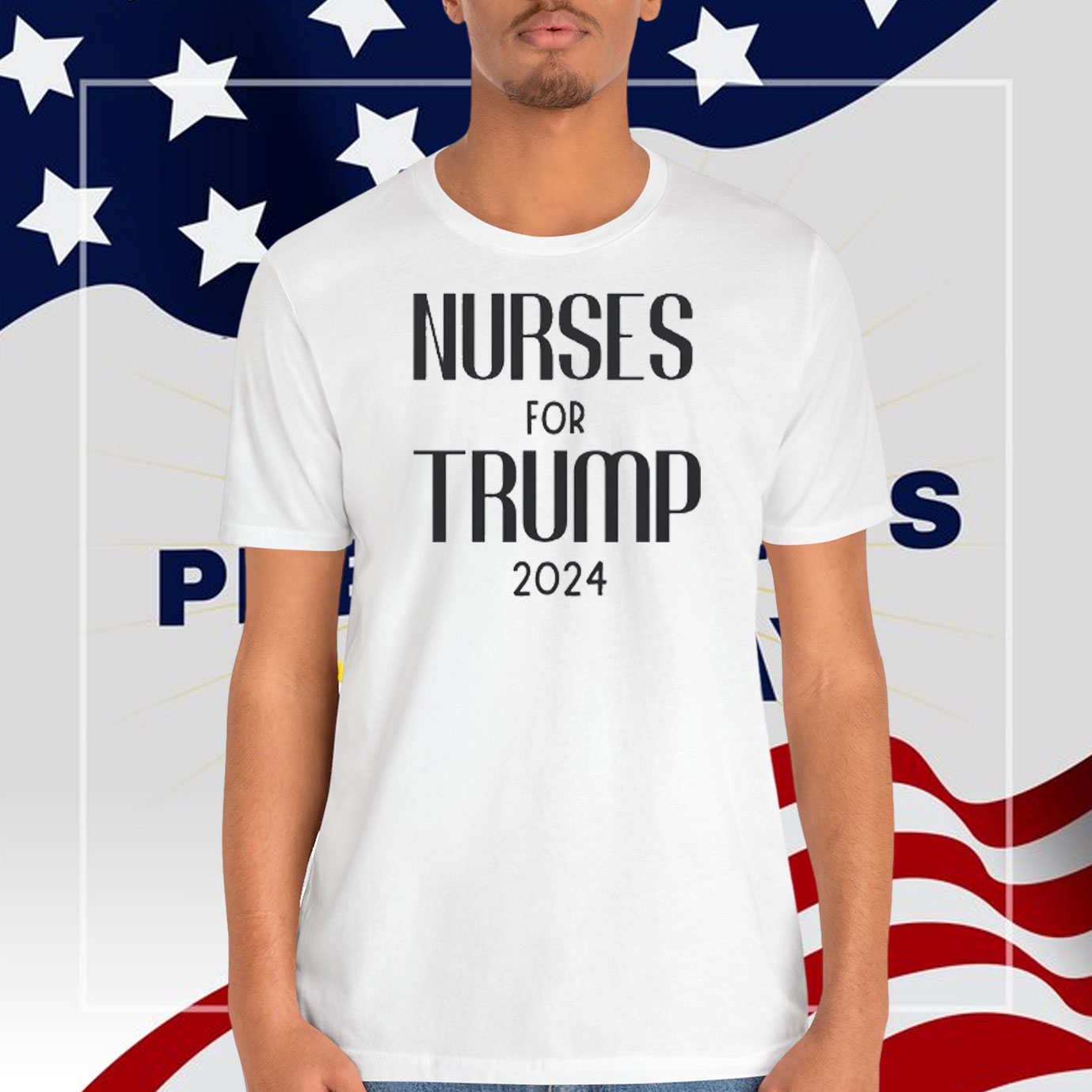 Nurses For Trump 2024 Election Shirt