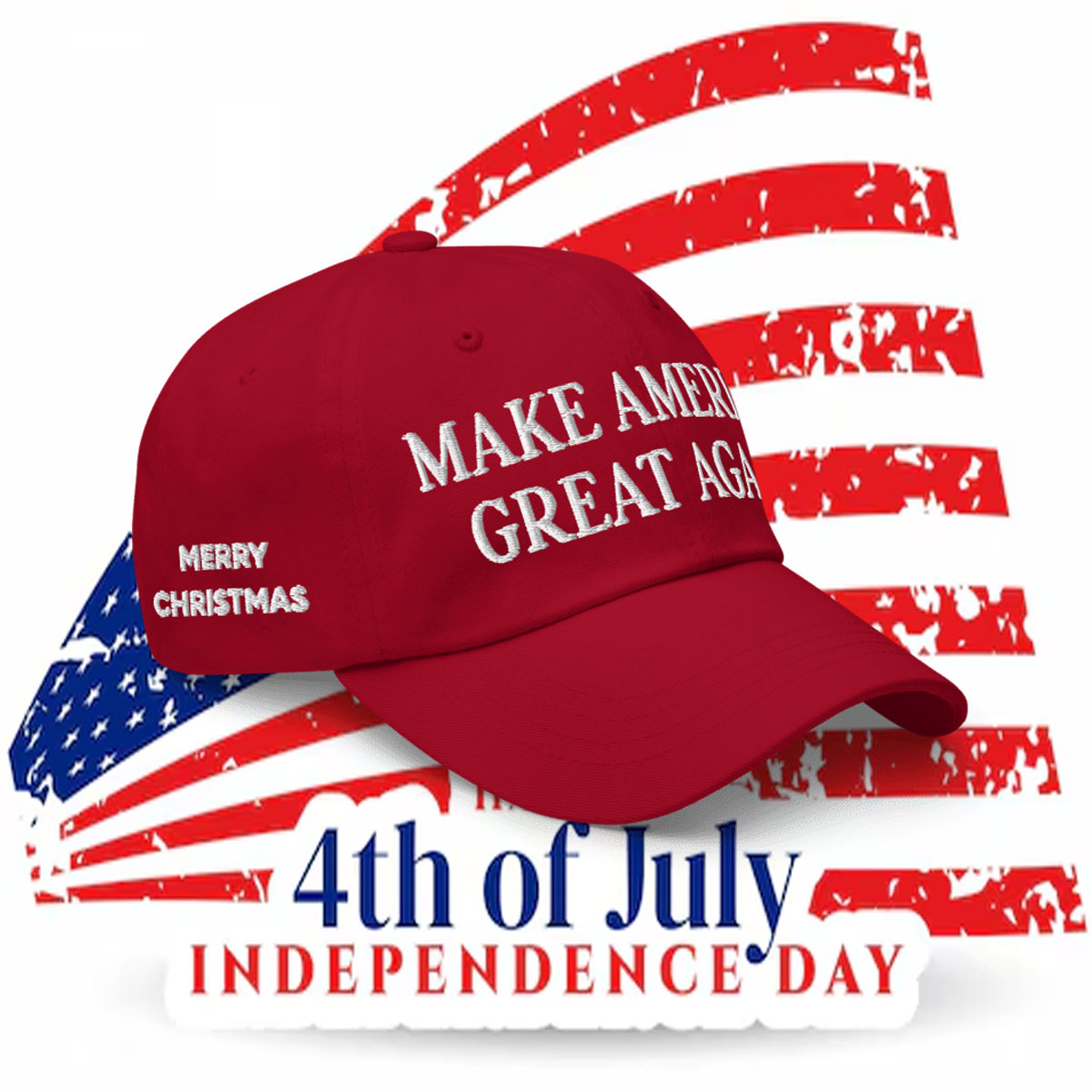 Official Donald Trump Merry Christmas Cap