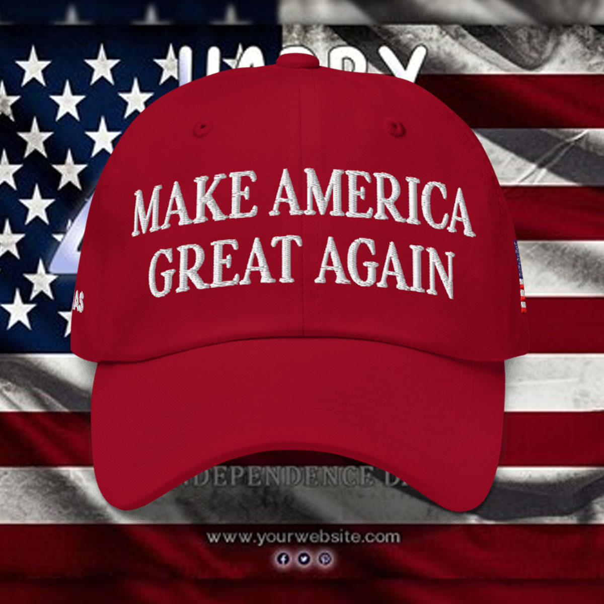 Official Donald Trump Merry Christmas Hat
