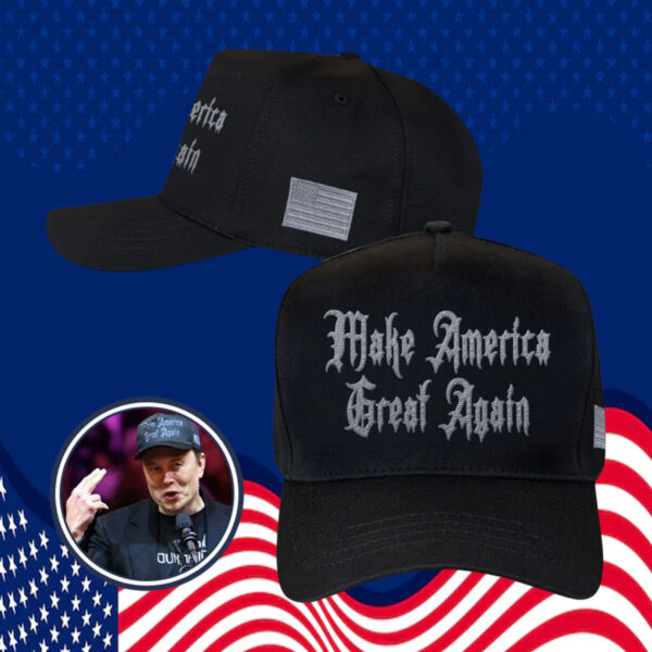 Official Trump Vance Black Gothic Maga Hat