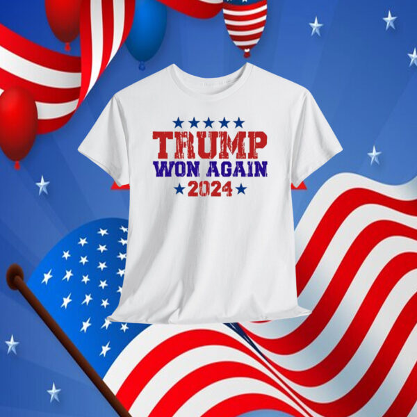 Official Trump Won Again 2024 Shirt