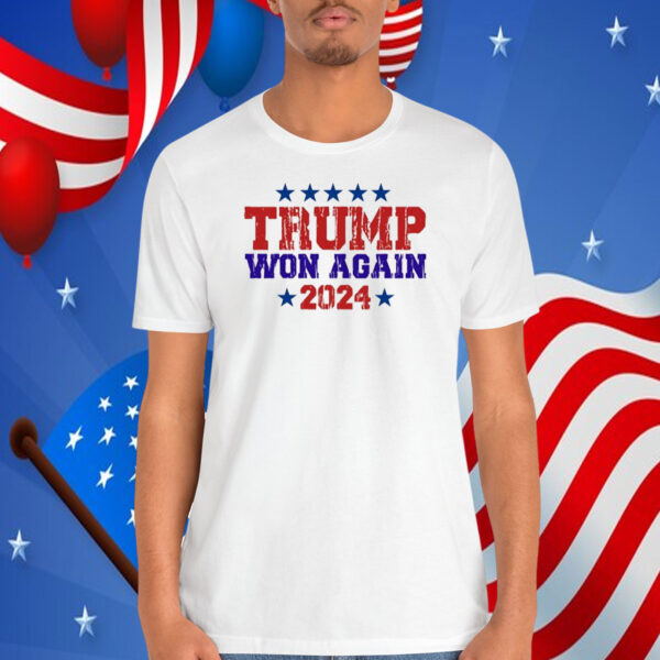 Official Trump Won Again 2024 Shirt