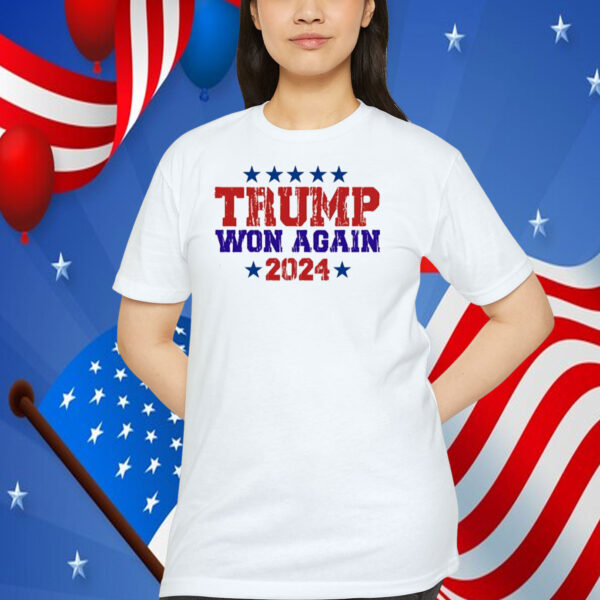 Official Trump Won Again 2024 Shirt