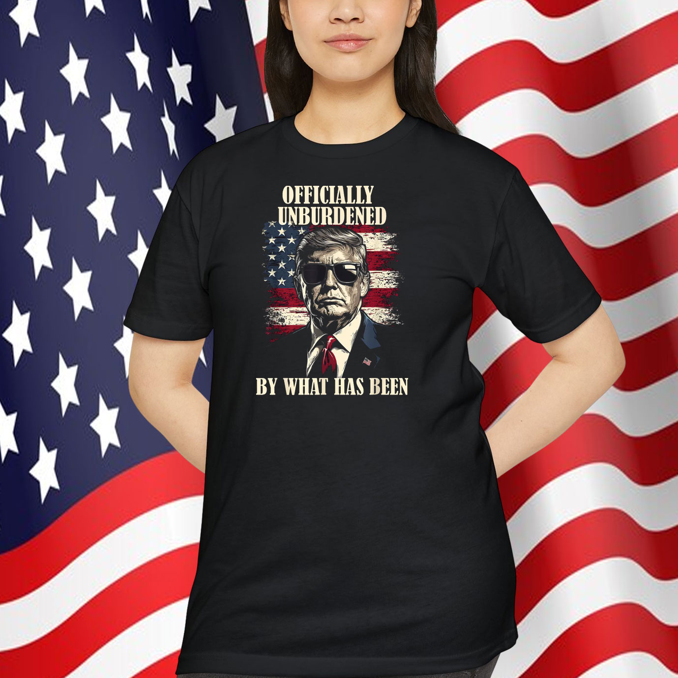 Officially Unburdened Trump USA By What Has Been Shirt