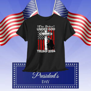 One Nation Under God Trump 2024 Jesus Shirt