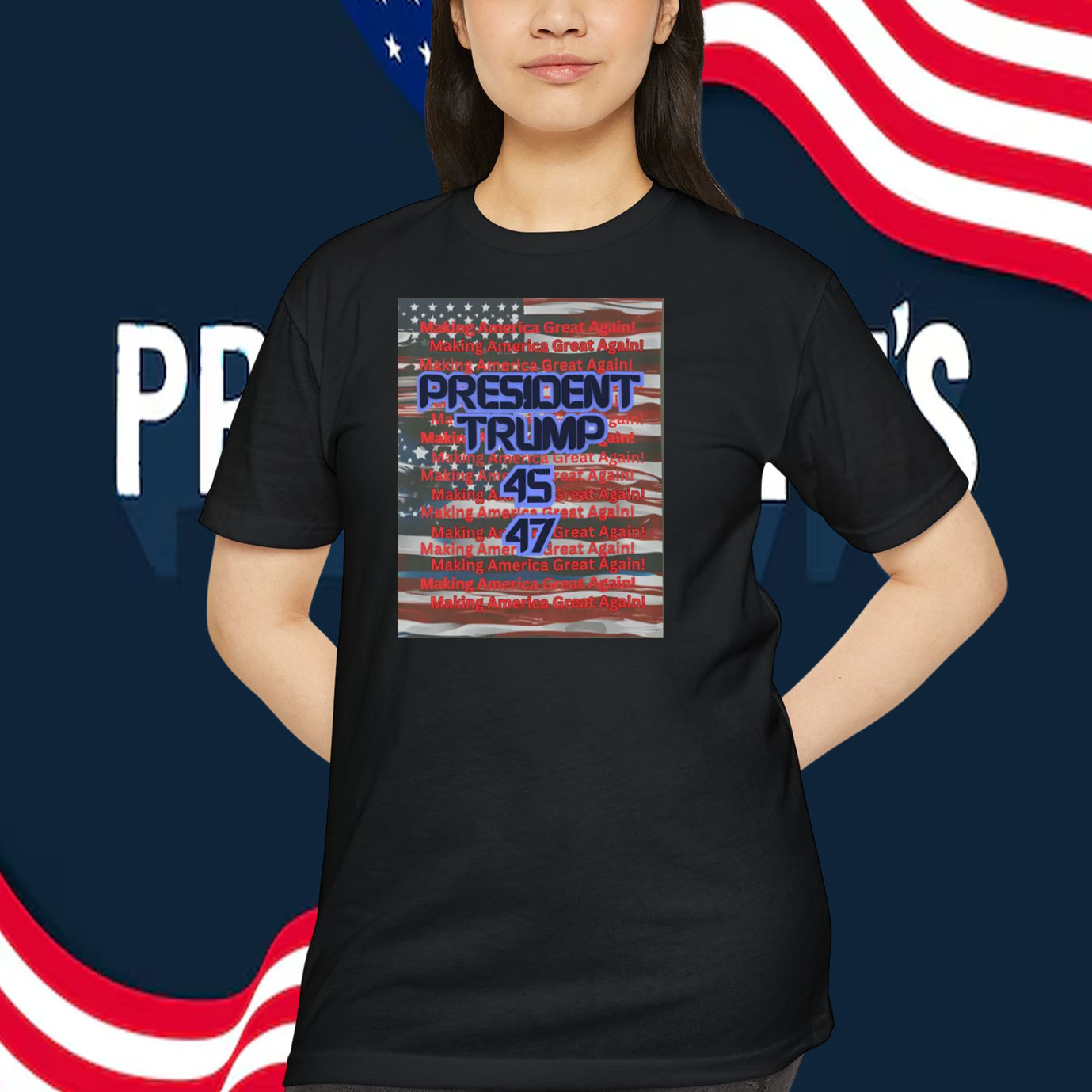 President Trump 45/47 Making America Great Again Shirt