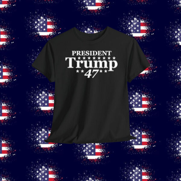President Trump 47 America Shirt