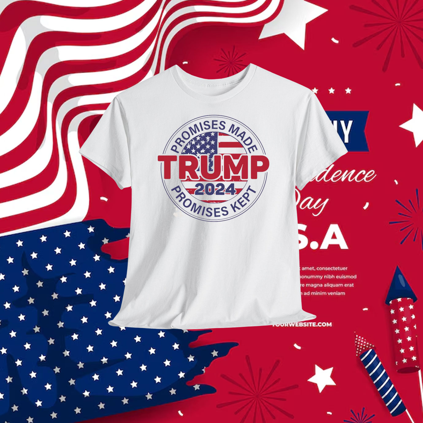 Promises Made Trump 2024 Promises Kept T-Shirt